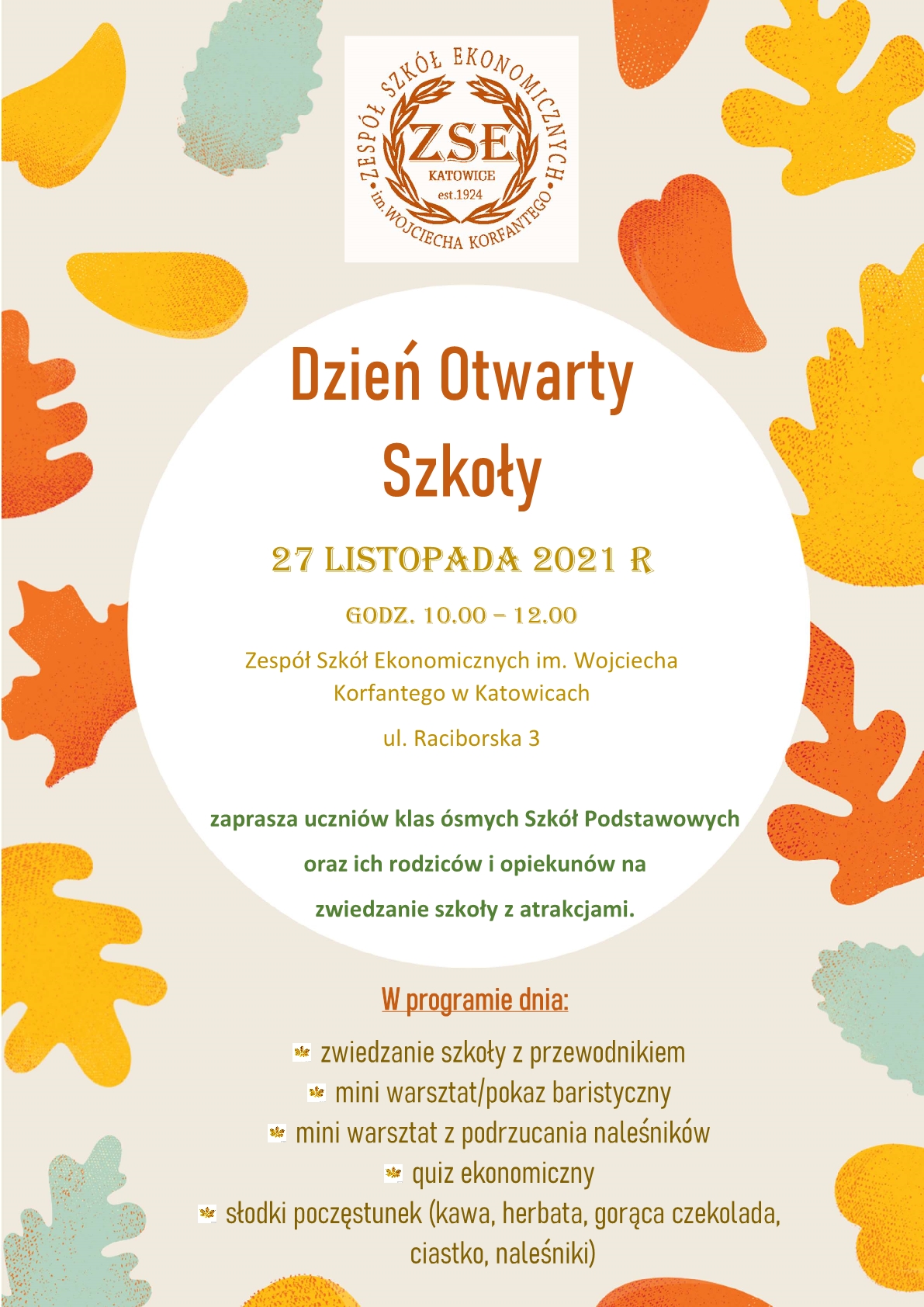 Dzień Otwarty – Zespół szkół Ekonomicznych